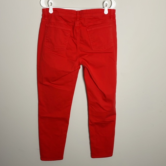 Eileen Fisher Red/Orange Skinny Jeans- 10 - Picture 2 of 10